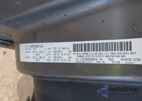 2008 Mitsubishi Raider Ls из США, поврежденный, VIN 1Z7HC28K88S588410